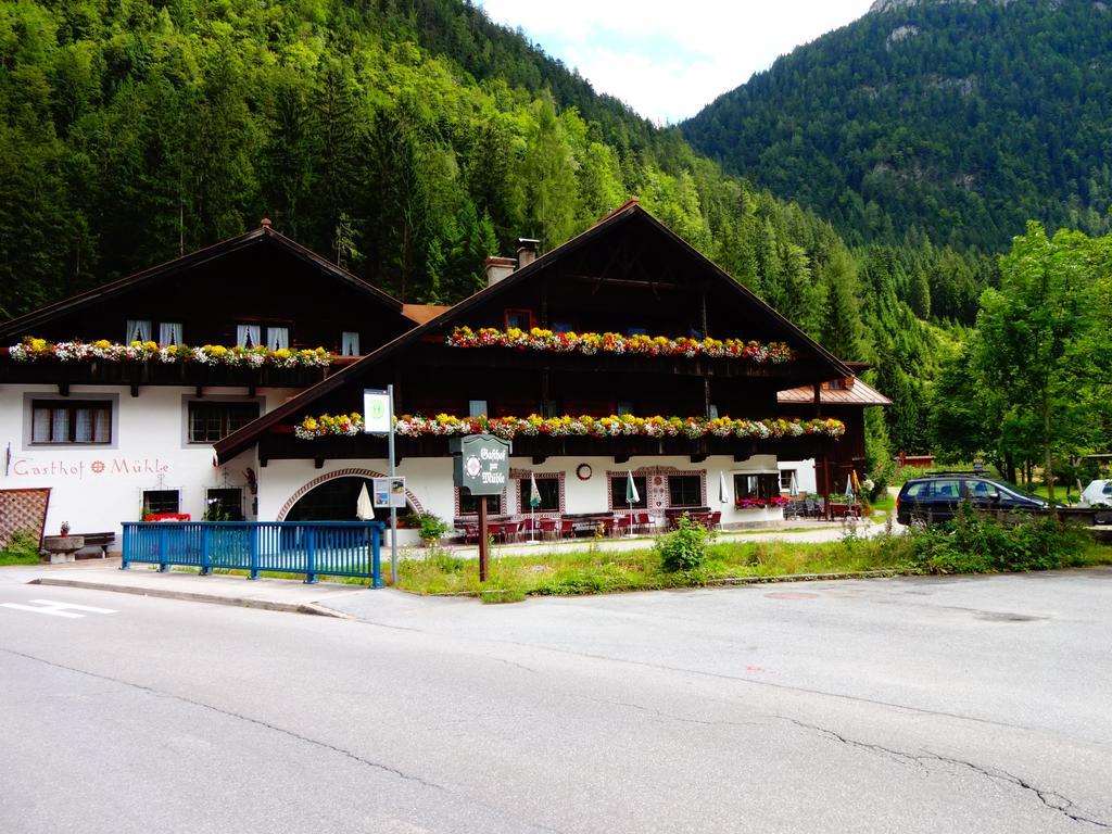 Gasthof Zur Muehle Leutasch Exterior foto