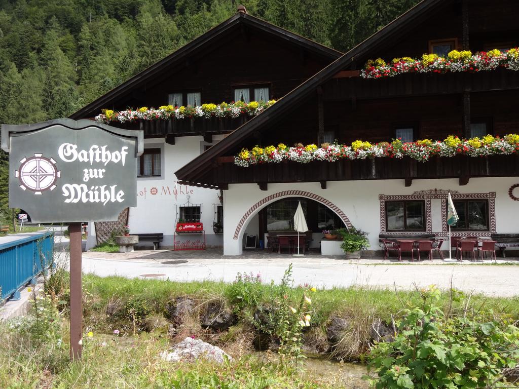 Gasthof Zur Muehle Leutasch Exterior foto